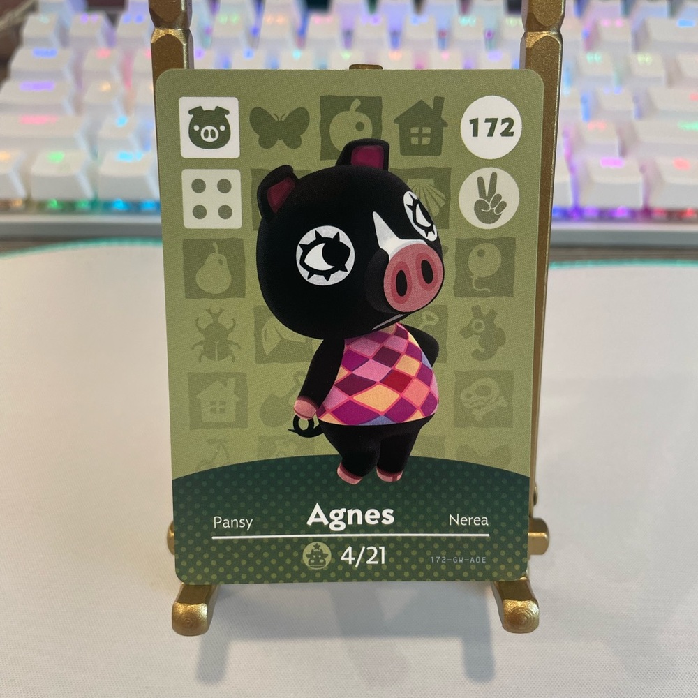 Animal Crossing amiibo Agnes 172